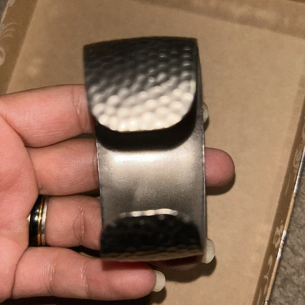 Vintage Silver Wearable Tech Bracelet